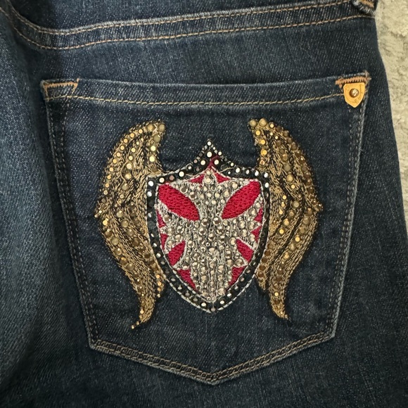 Denim with Rhinestone back pocket - Picture 2 of 4